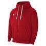 Felpa con cappuccio full zip uomo ( fleece) nike rosso 5/5