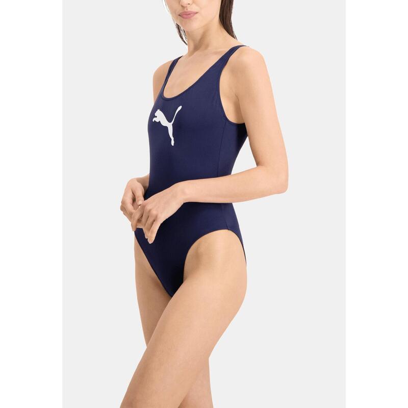 Costum de baie femei Puma Swim Women Swimsuit 1p, Albastru