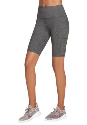 Shorts voor vrouwen go walk high waisted bike short