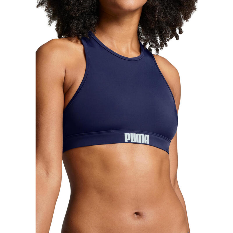 Bustiera femei Puma Swim Women Racerback Swim Top 1p, Albastru