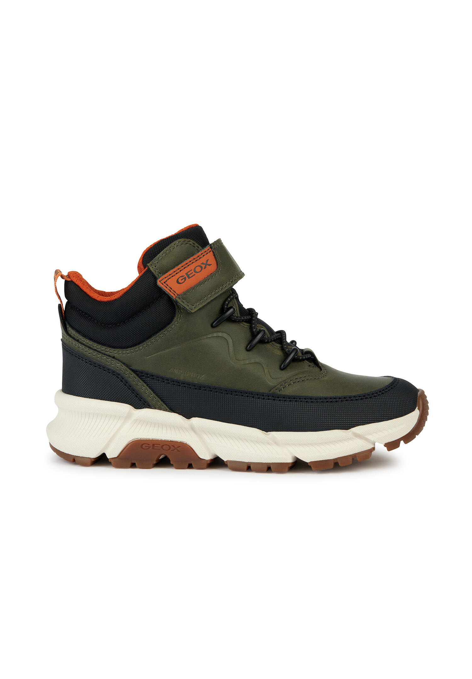 Geox J FLEXYPER PLUS BABX G Jungen Sneaker J36LCG grün/orange 6/7