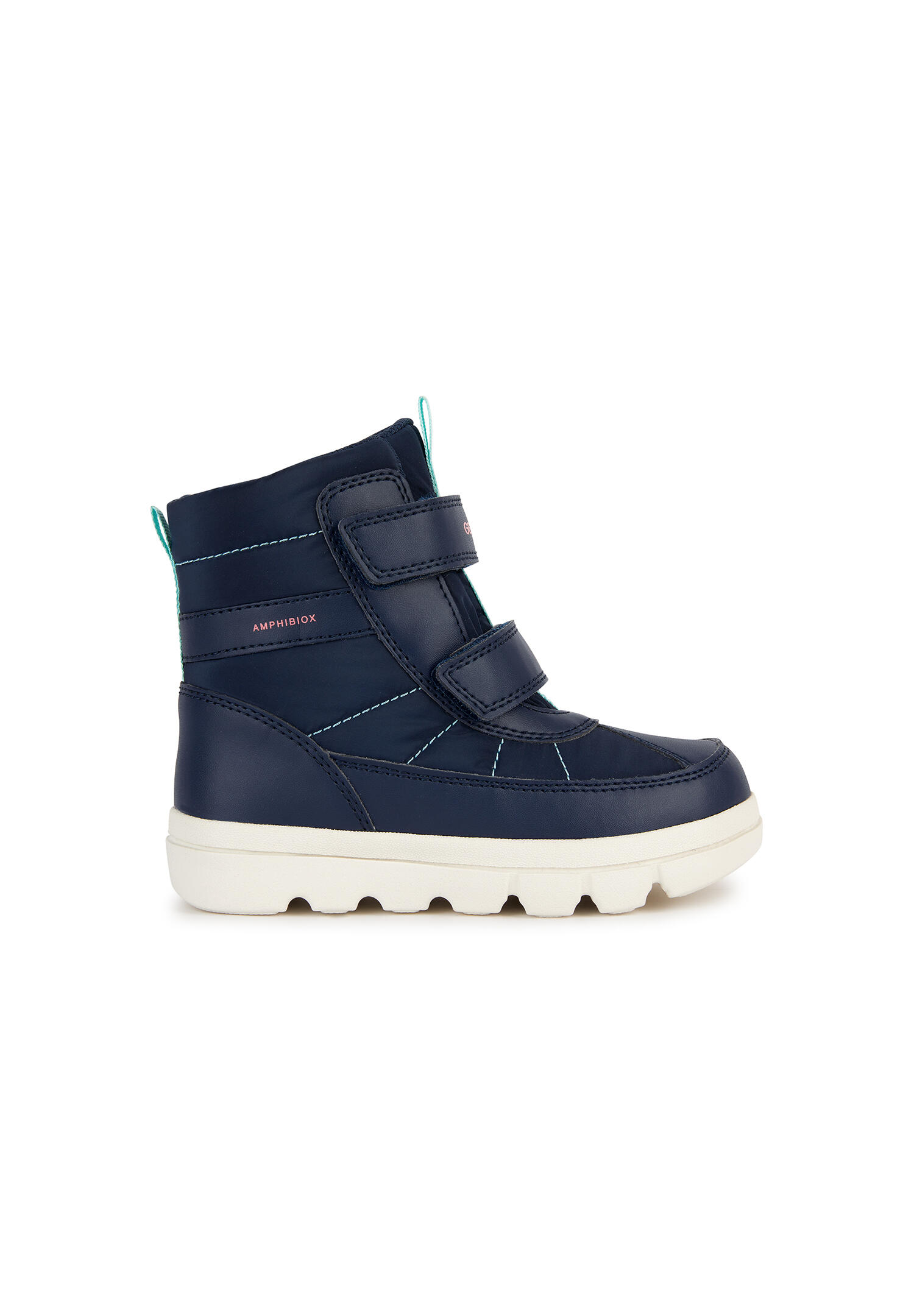 Geox J WILLABOOM G.B ABX D Mädchen Stiefel J36HWD navy 3/4