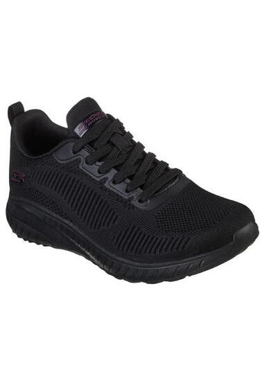 Baskets Skechers Bobs Squad Chaos-Face Off, Noir, Femmes