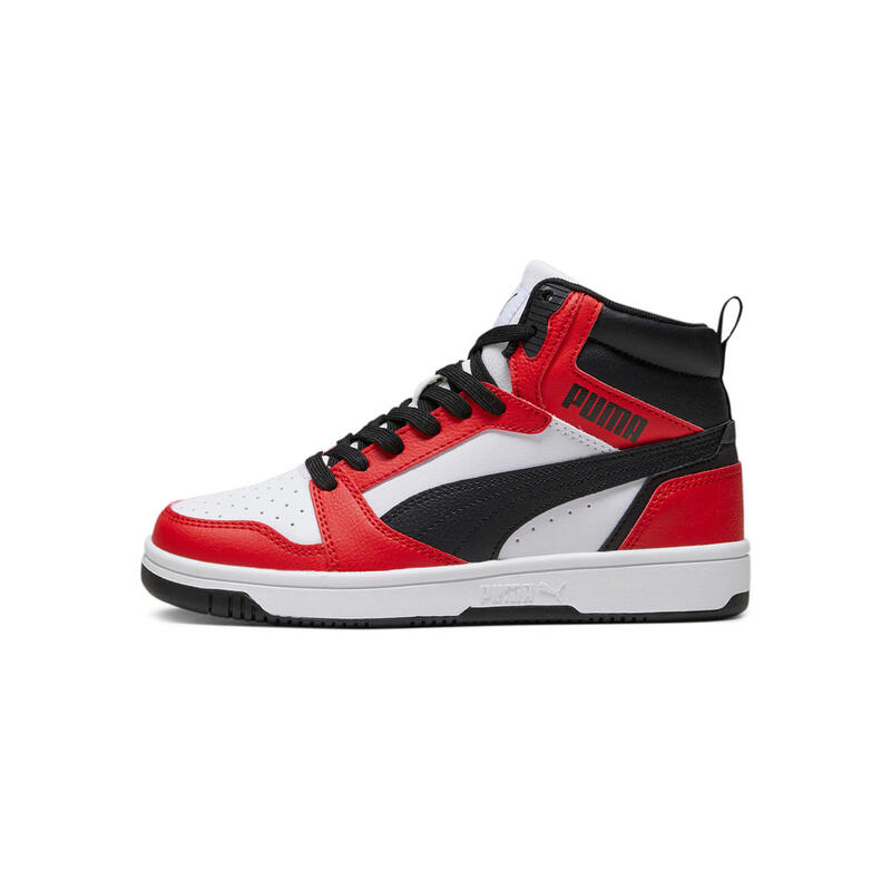 Zapatillas Deportivas Niños PUMA REBOUND V6 MID JR Rojo