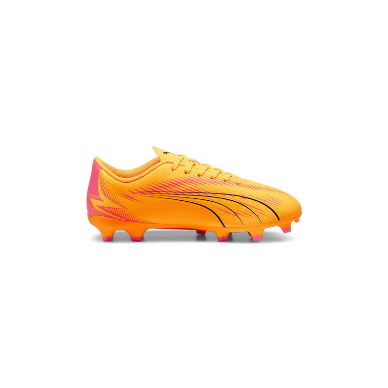 Ghete de fotbal ULTRA PLAY FG/AG PUMA Sun Stream Black Sunset Glow Orange Pink