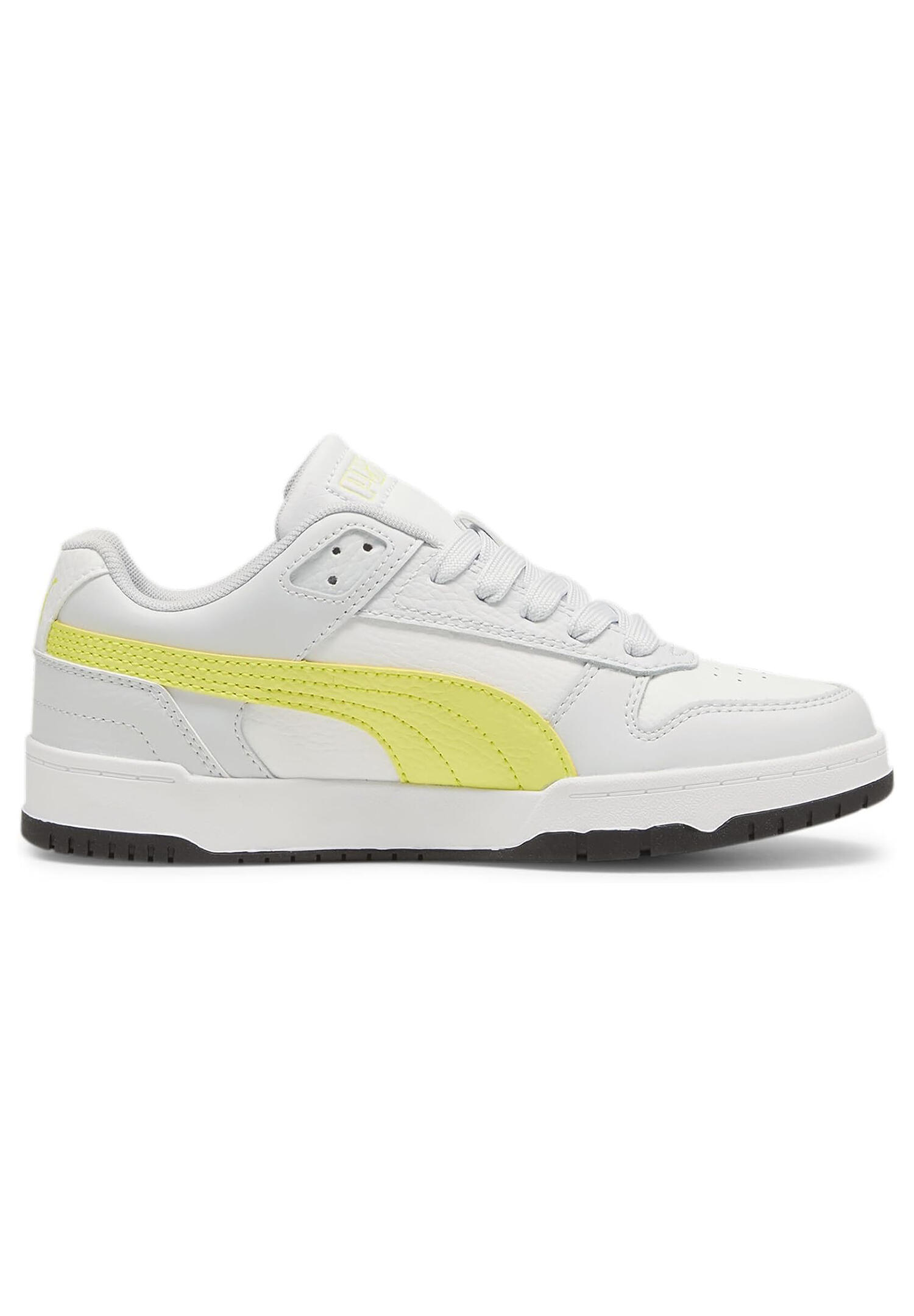 Puma RBD GAME LOW JR Kinder Sneaker Schuhe 387350 11 grau/gelb 4/4