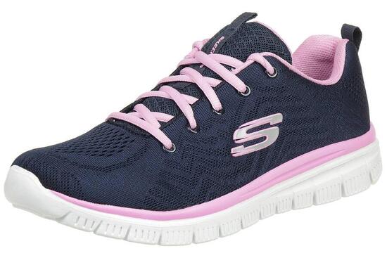 Zapatillas de entrenamiento Mujer Skechers Graceful-Get Connected Azul Marino