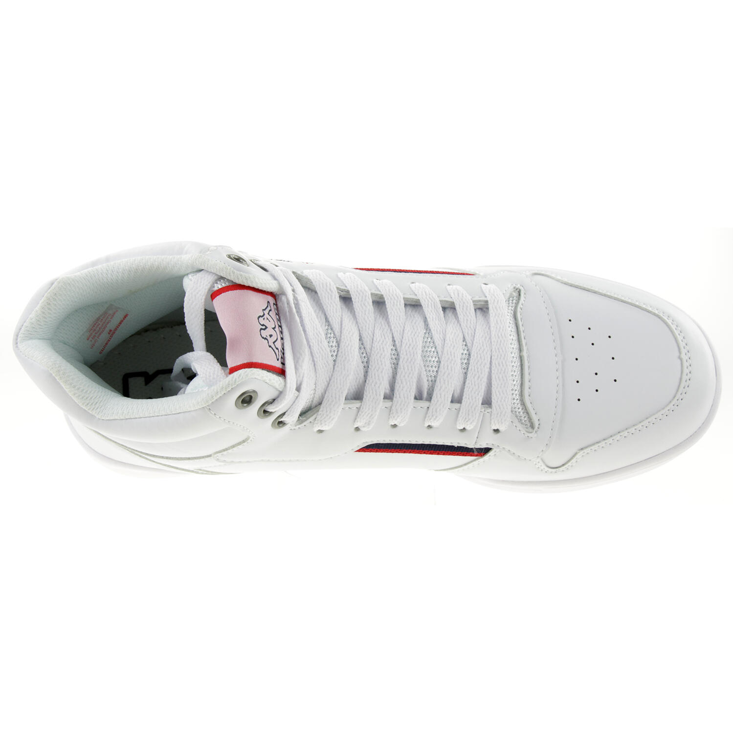 Kappa Mangan Unisex Hoher Sneaker 242764 weiss 5/7