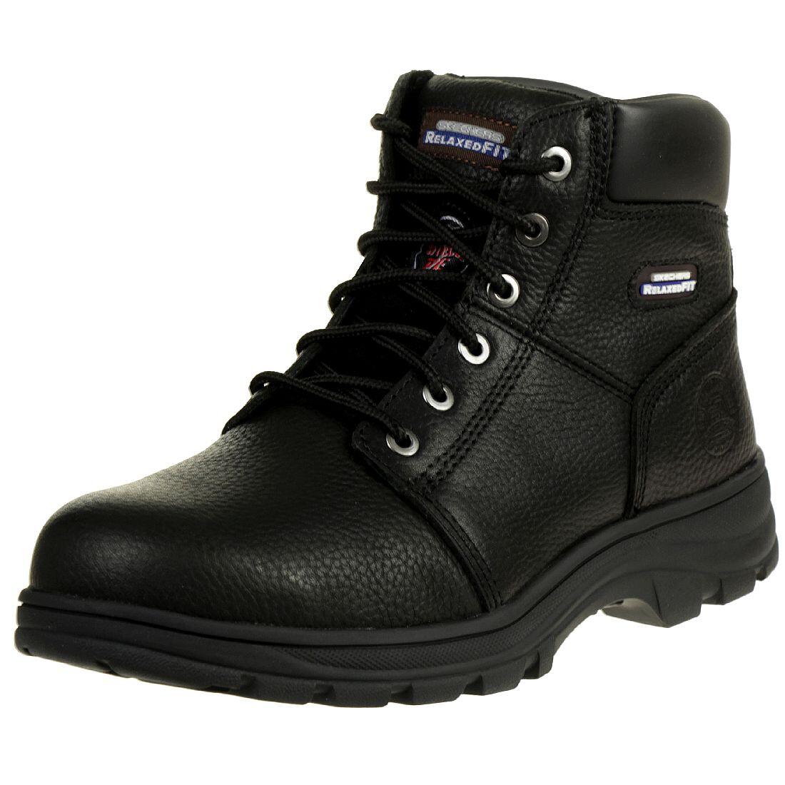 Skechers WORK MENS WORKSHIRE Stiefel Herren Schwarz 1/5