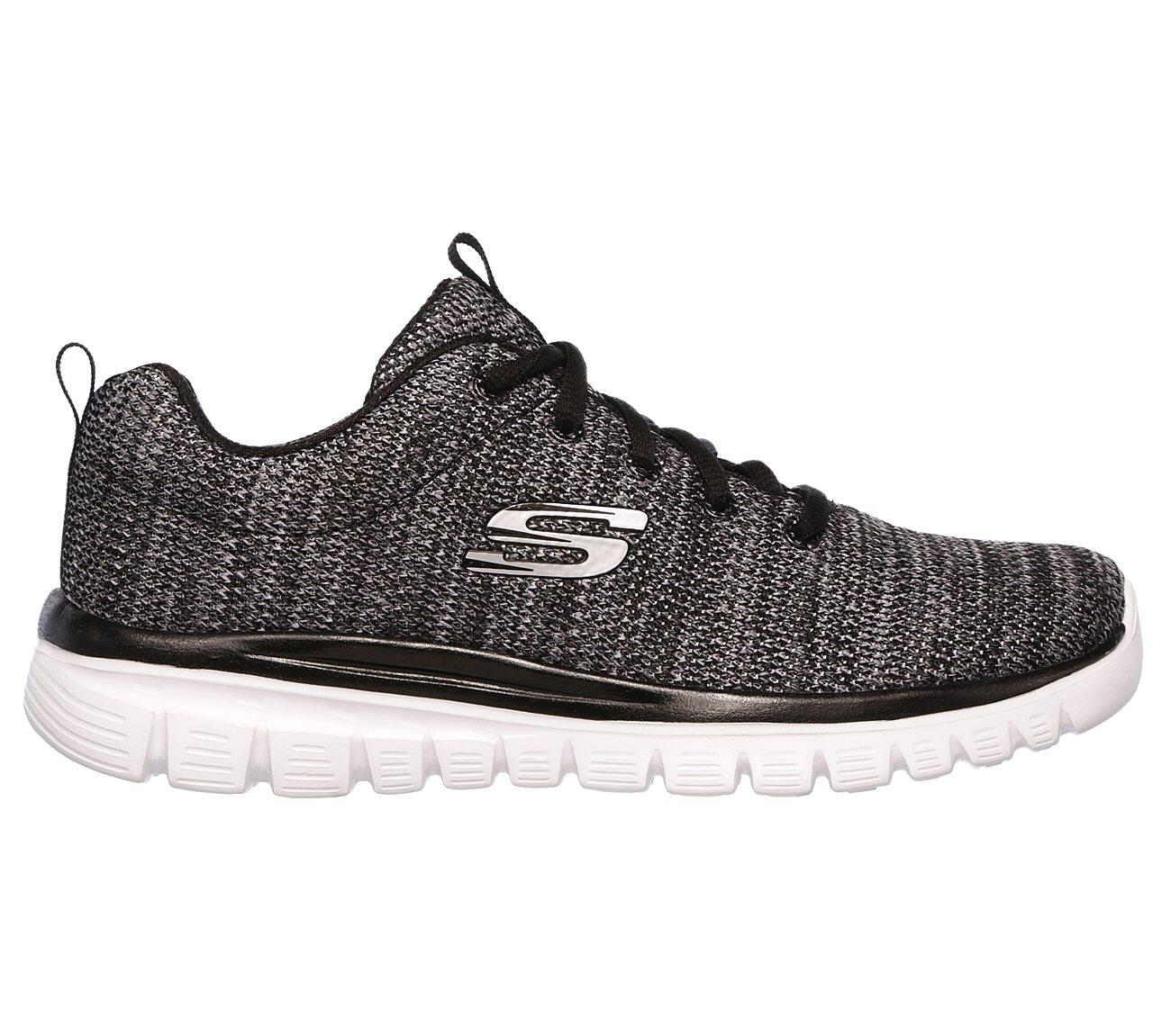 Baskets Skechers Graceful Twisted Fortune Noir 5/5