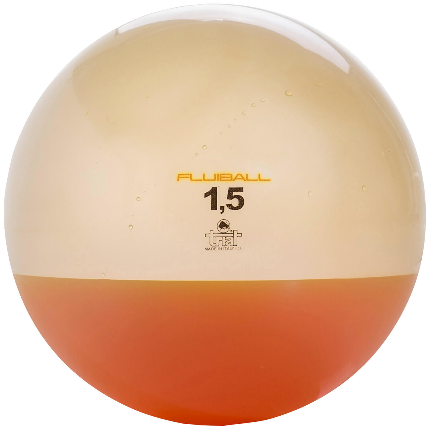 Gewichtsball Flui 1,5 kg, Orange Gymnastik Unisex Orange 1/1