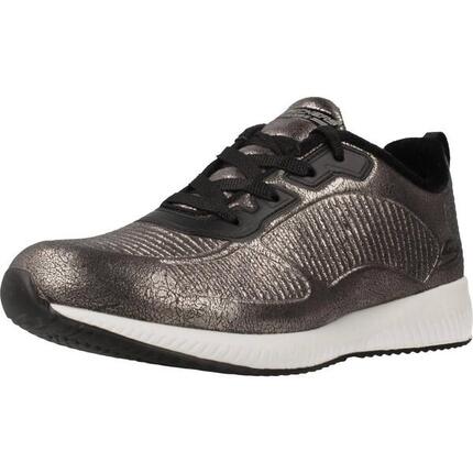 Zapatillas mujer Skechers Zapatillas Mujer Skechers Bobs Squad Plata Plata