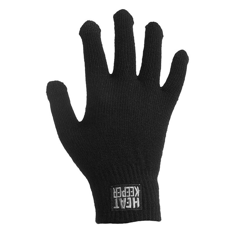 Heatkeeper - Gants de sport thermo enfants - Noir - 4 paires