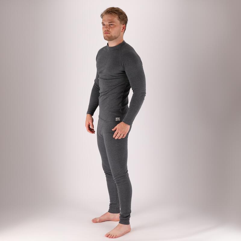Heatkeeper - Pantalon thermique pour hommes - Anthracite - 2 pièces