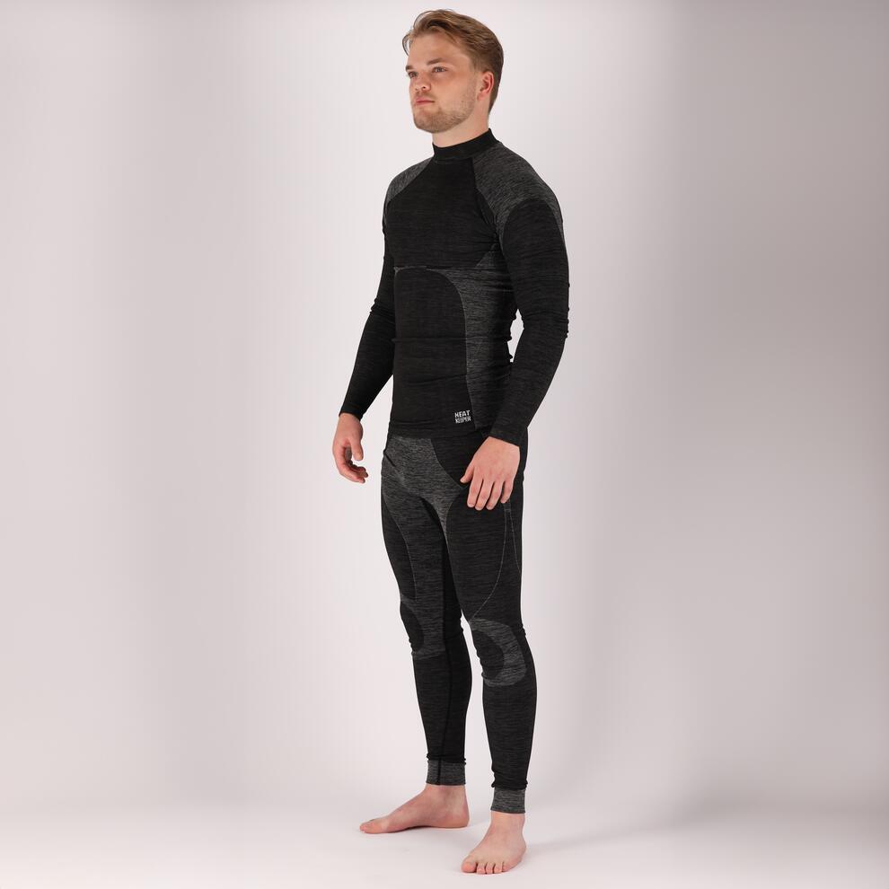 Heatkeeper - Maglia termica da uomo - Nera - 4 pezzi 2/7