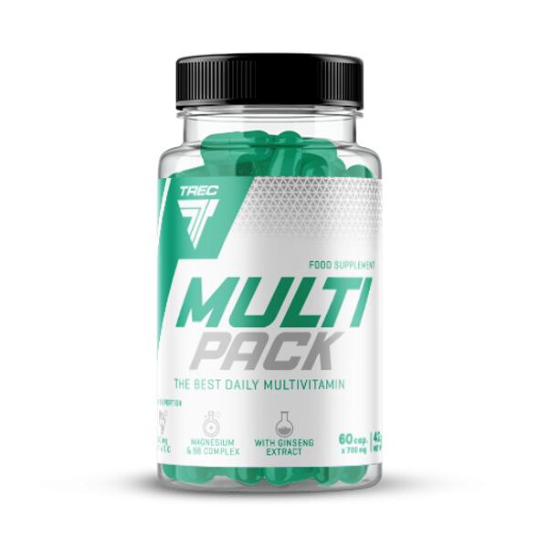 Trec Nutrition - Trec Nutrition Multipack (60 Caps) Unflavoured - Vitamines, Minéraux Et Santé - Vitamines - Decathlon