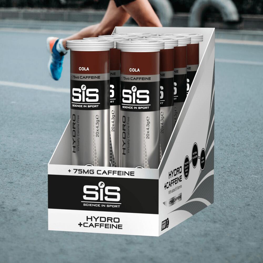 SIS GO Hydro Tablet (8x20Tabs) Cola + Caffeine - Energia e resistenza 2/4