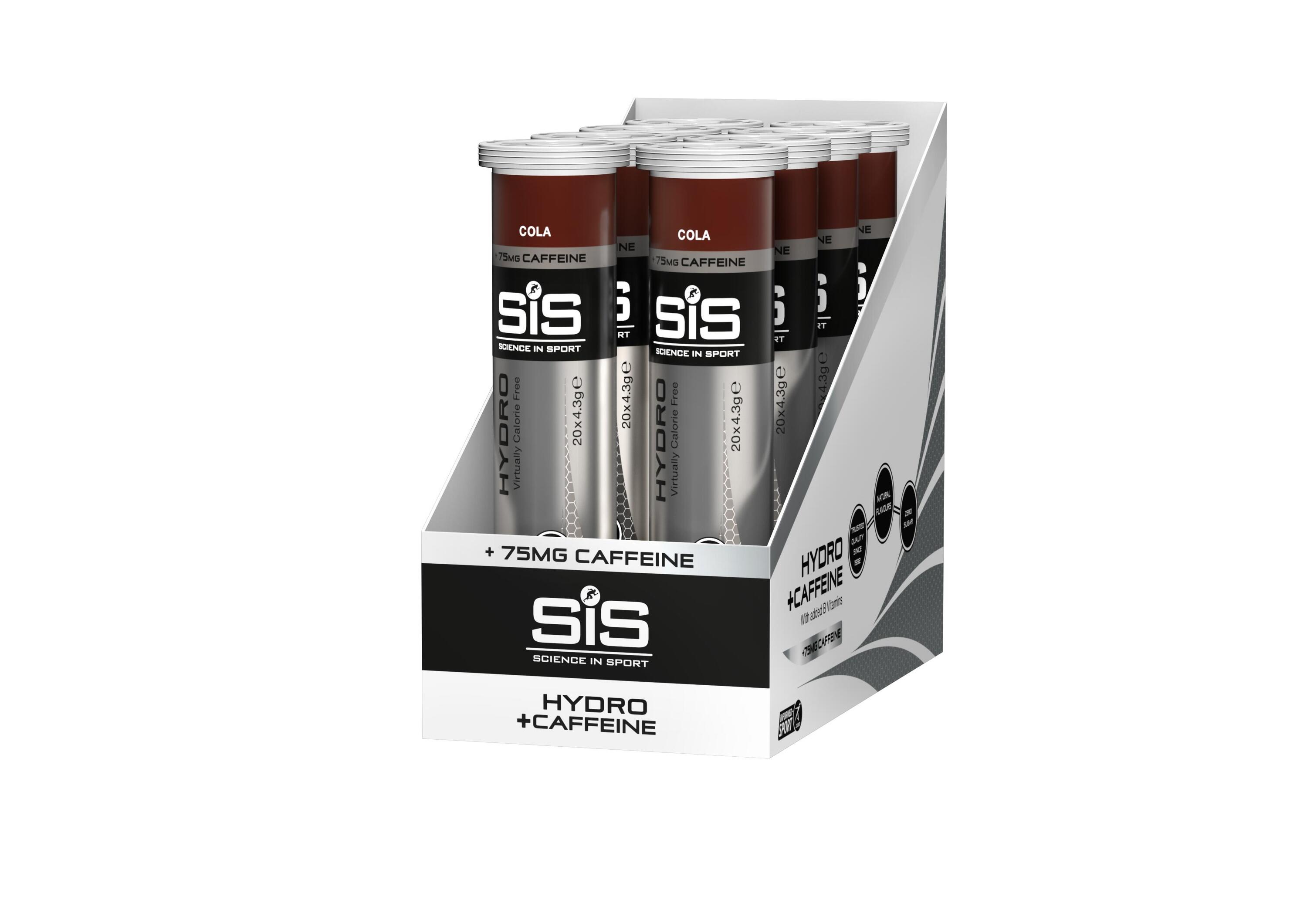 SIS GO Hydro Tablet (8x20Tabs) Cola + Caffeine - Energia e resistenza 4/4