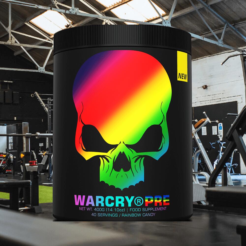 Genius Nutrition WARCRY Pre (400g) Rainbow Candy - Pré-entraînement 4/4