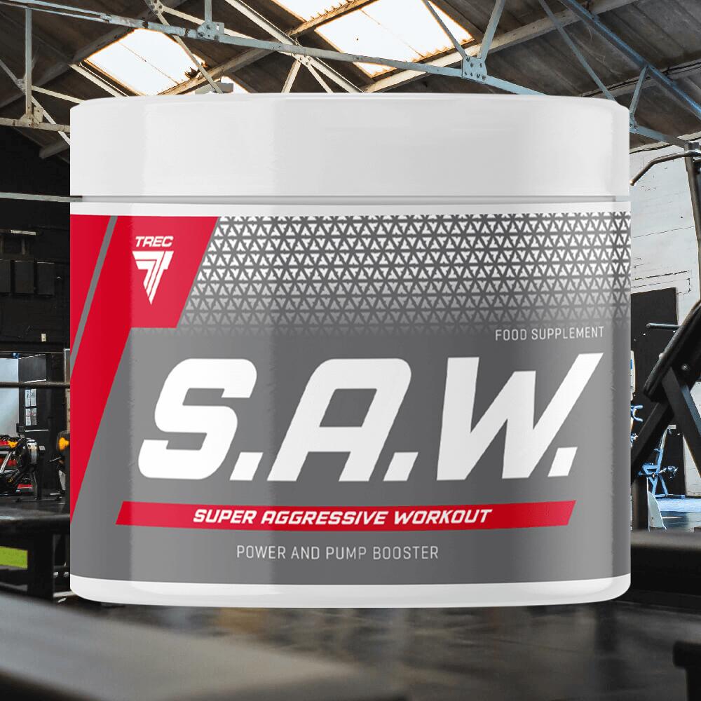 Trec Nutrition S.A.W. (200g) Wildberry - Pre-Workout - Pre-Workout Booster 2/4