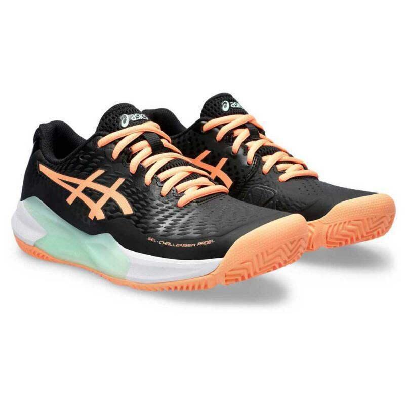 Zapatillas Asics Gel Challenger 14 Padel Negro Naranja Mujer -  - 40,5