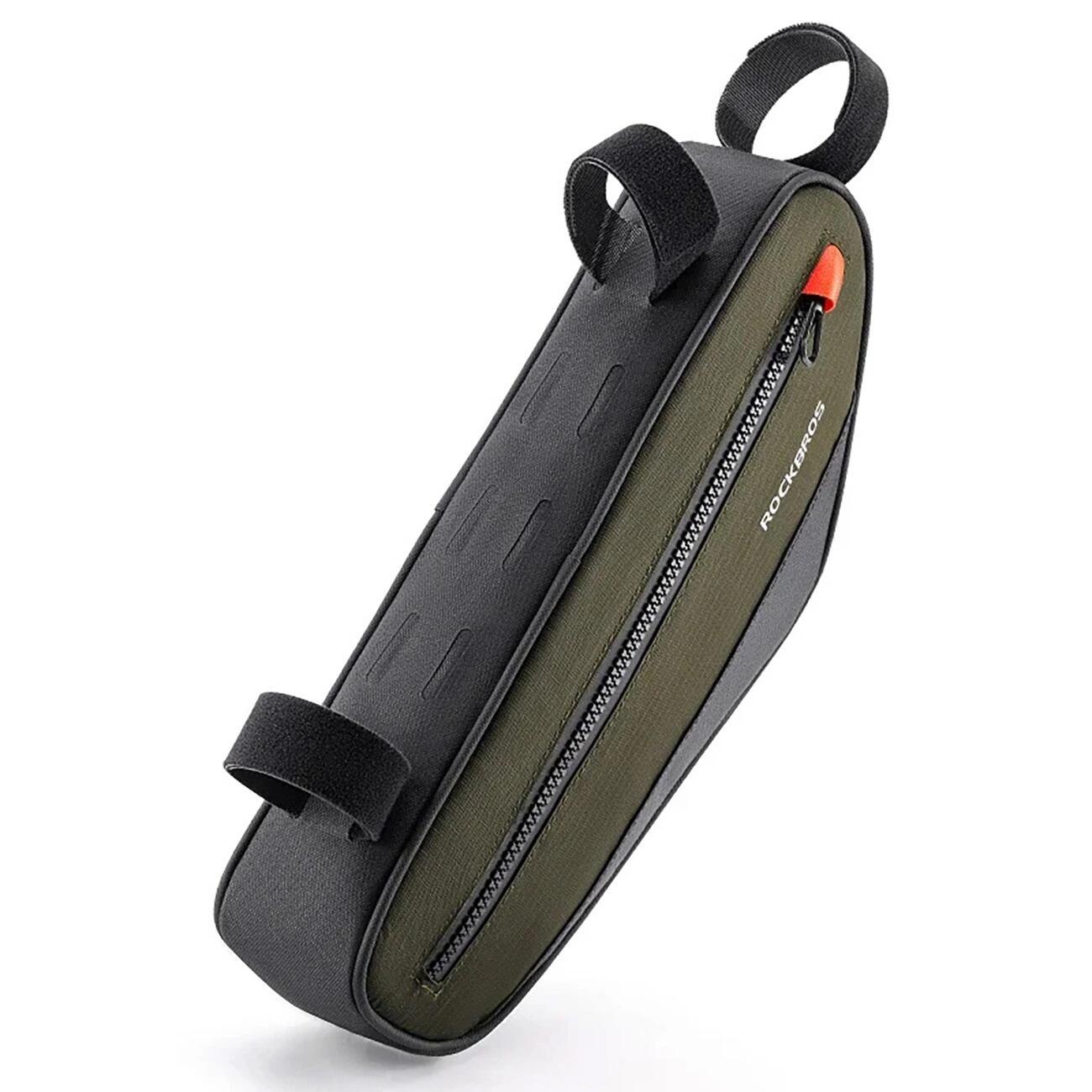 Mala de bicicleta Rockbros para quadro 1.7L - verde e preto 2/7