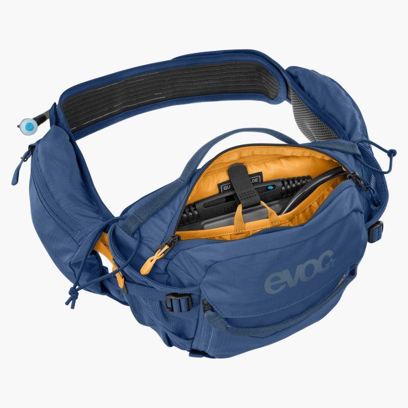 最も優遇 Evoc Hip Pack Pro 3 with 1.5L Hydration Bladder - Denim アクセサリー