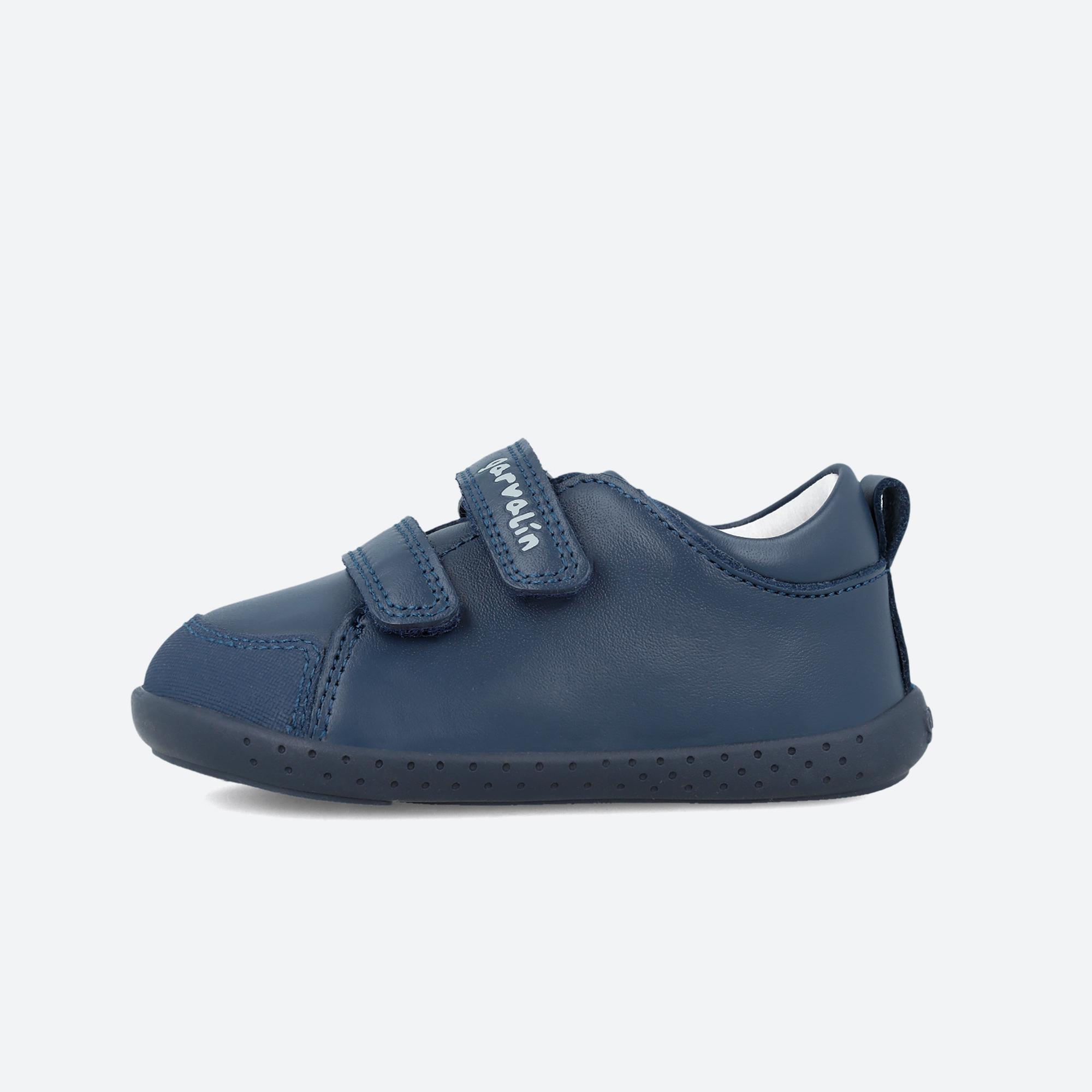 Zapatillas Deportivas Caminar Niños Garvalín 241300A Azules con Cierre Adherente 5/6