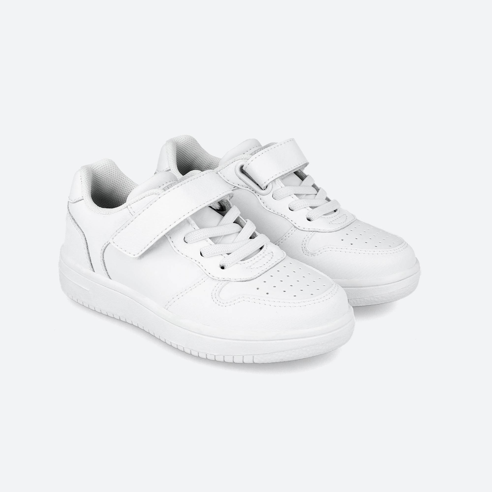 Sapatilhas Desportivas Caminhada Infantis Garvalín 241710B Branco Fecho Adesivo 2/6