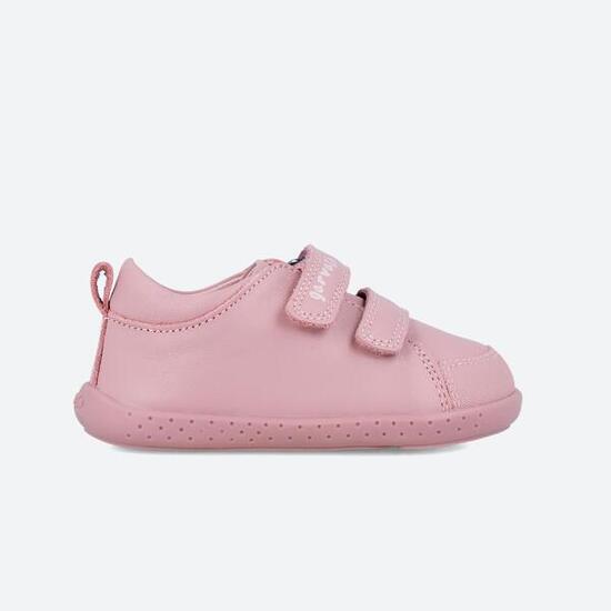 Zapatillas Deportivas Caminar Niños Garvalín 241300B Rosas con Cierre Adherente