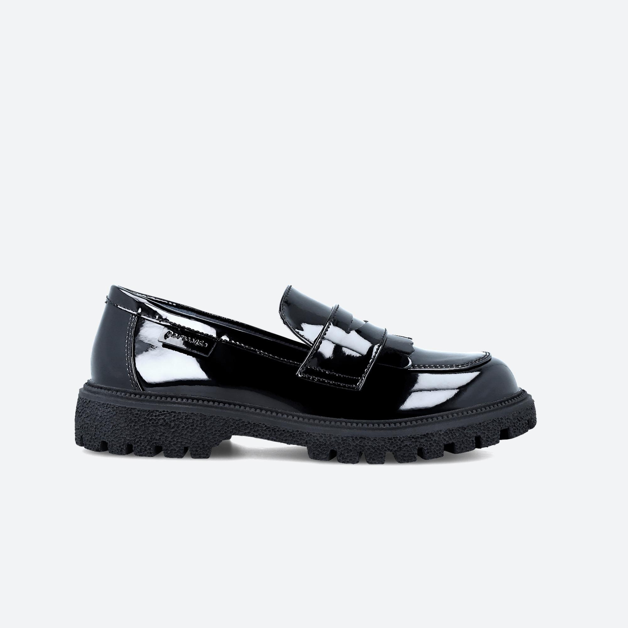 Sapatos Escolares Menina Garvalín 241700B Pretos Dry Feeling