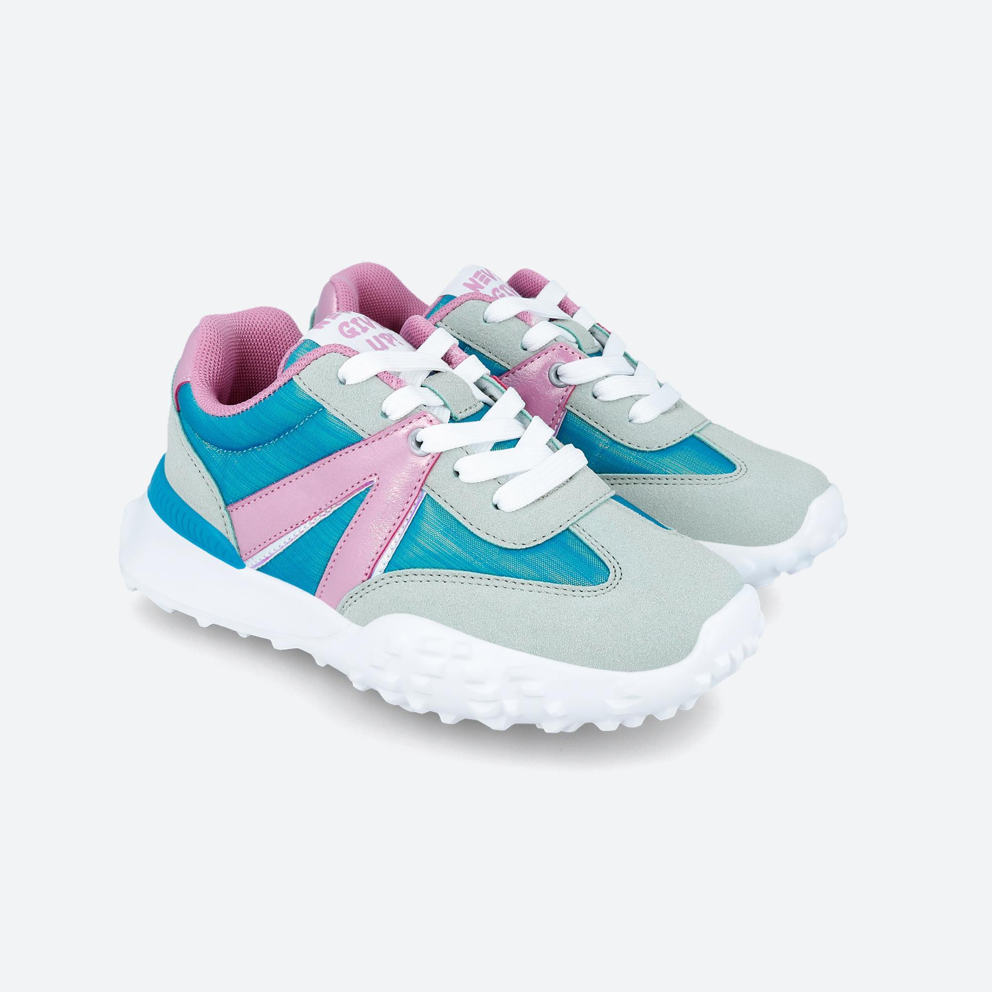 Zapatillas Deportivas Caminar Niños Garvalín 241810D Turquesa con Cordones 2/6