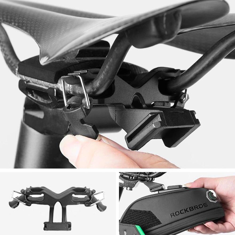 Sacoche de selle de vélo Rockbros C27-1 noire 3/7