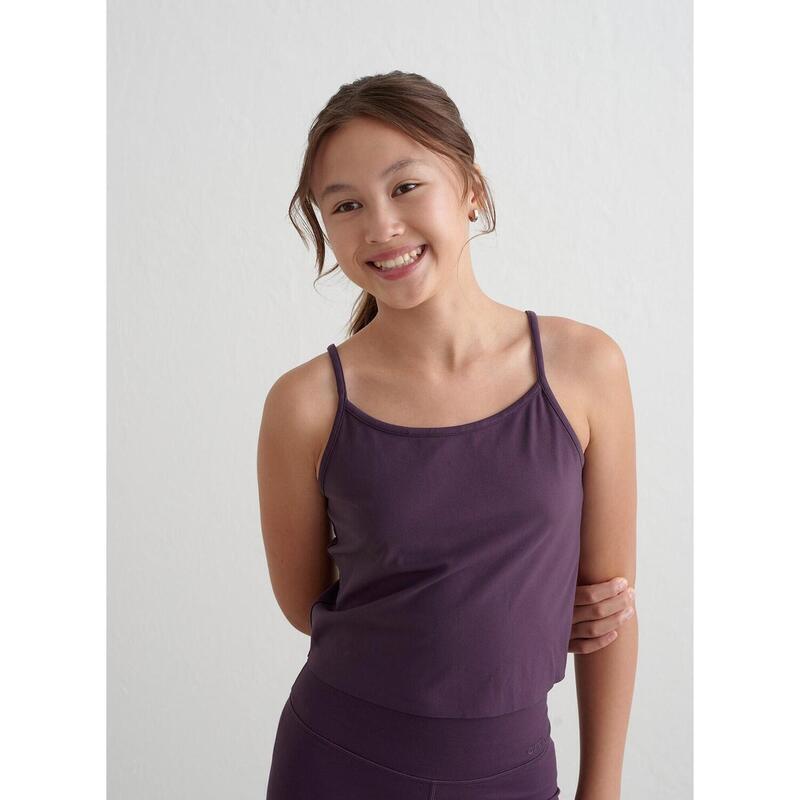 Midnight Plum Young Sense Strap Singlet