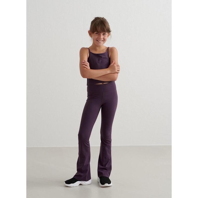 Leggings Sense Flare Yoga Filles Prune de Minuit aim'n