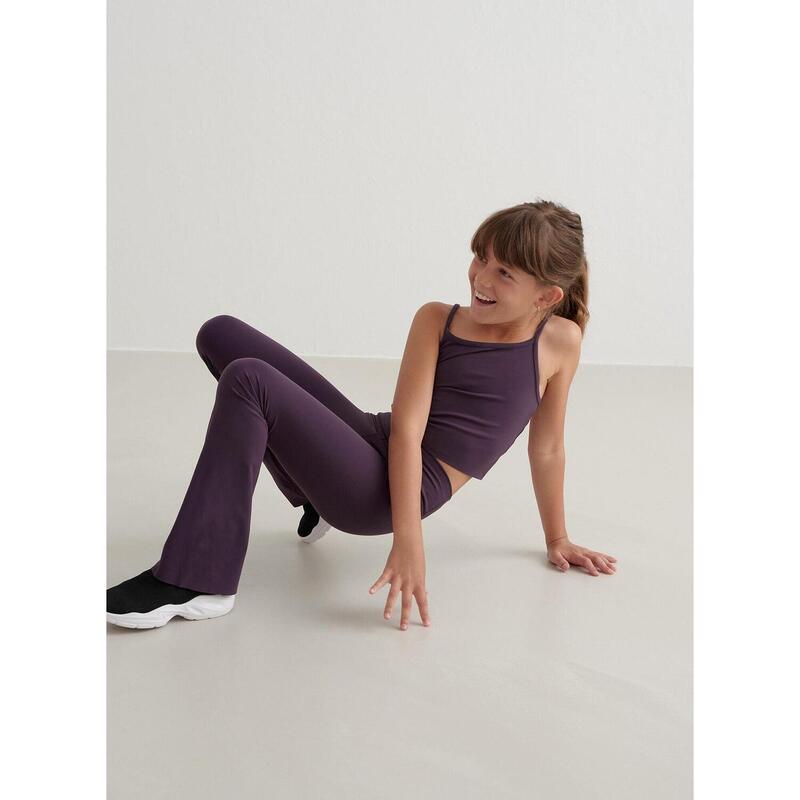 Leggings Sense Flare Yoga fille prune de minuit aim'n