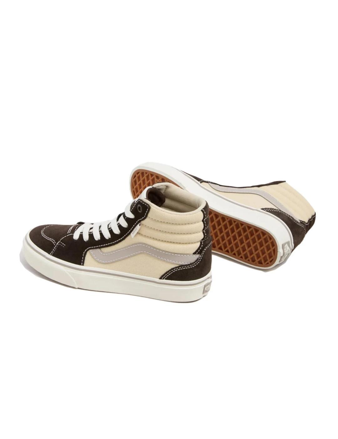 Tênis feminino Vans Filmore hi coffe Marrom 2/4