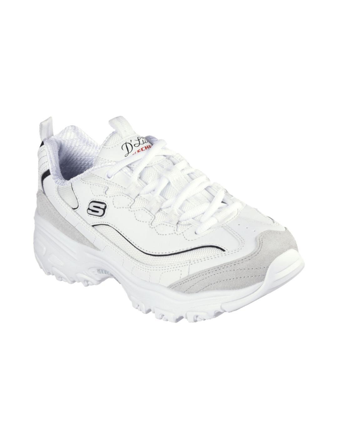 Chaussures pour femmes Skechers D'lites new heat Blanc. 3/5