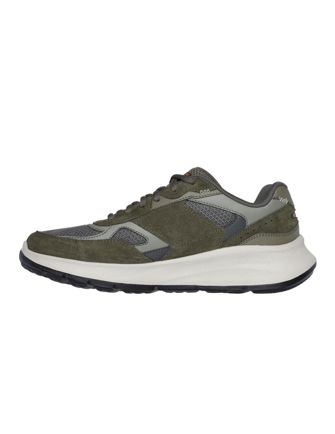 Chaussures de sport pour hommes Skechers Relaxed fit equalizer 5.0 Vert 2/5