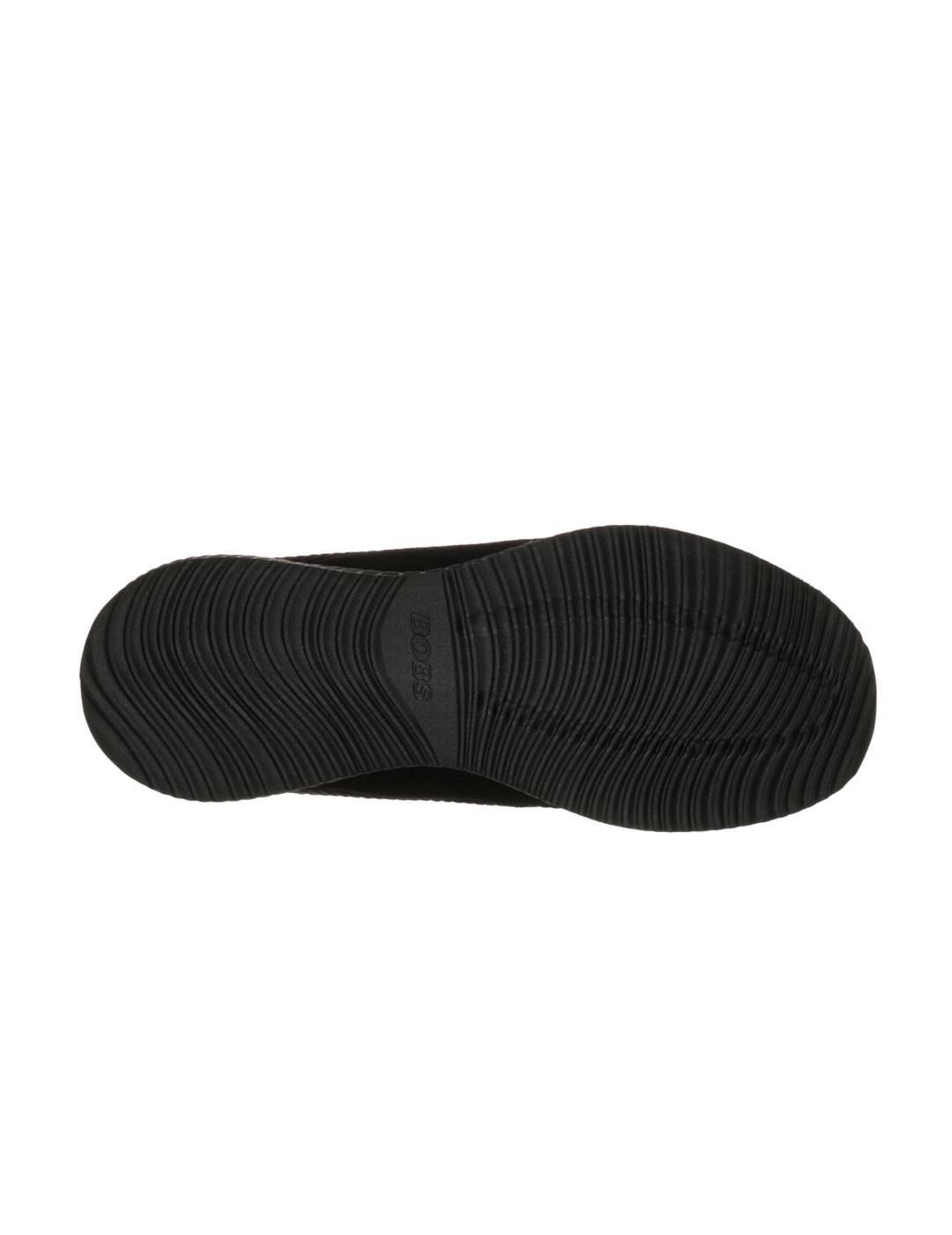 Scarpe da ginnastica da donna Skechers Bobs squad nere. 5/5