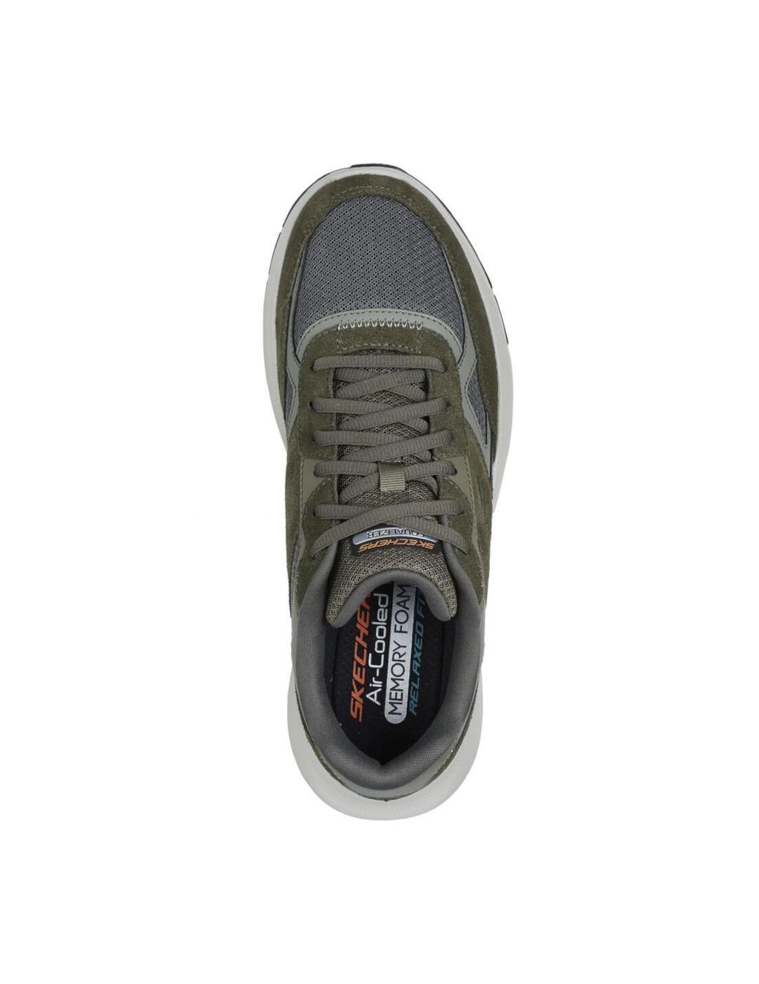 Chaussures de sport pour hommes Skechers Relaxed fit equalizer 5.0 Vert 4/5