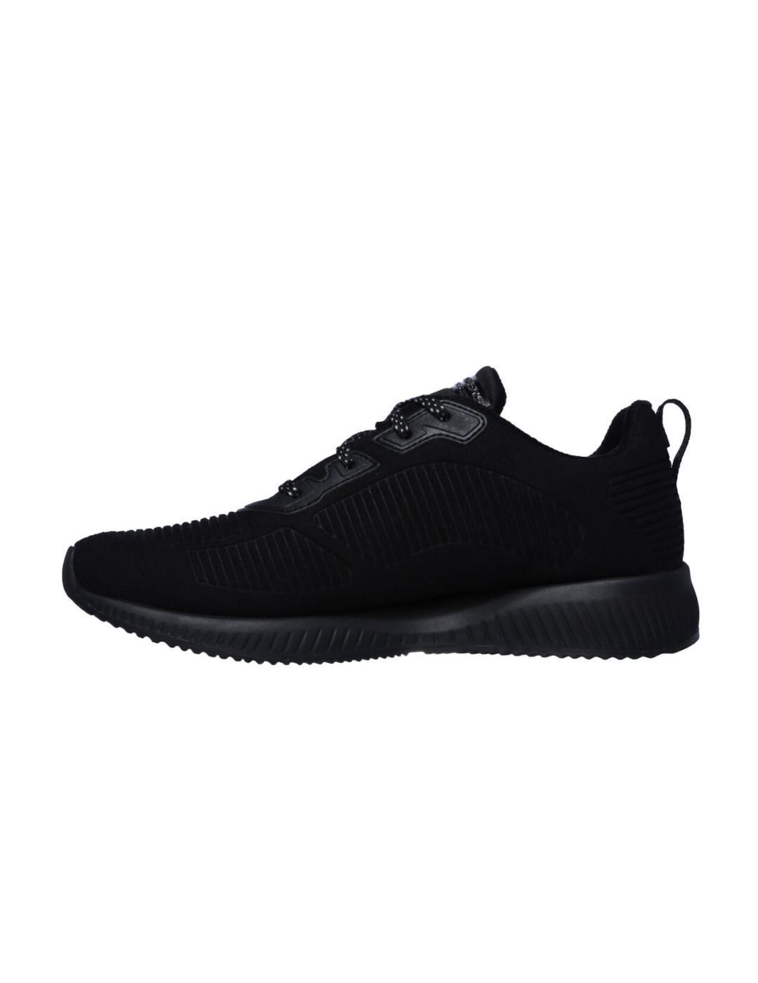 Scarpe da ginnastica da donna Skechers Bobs squad nere. 2/5