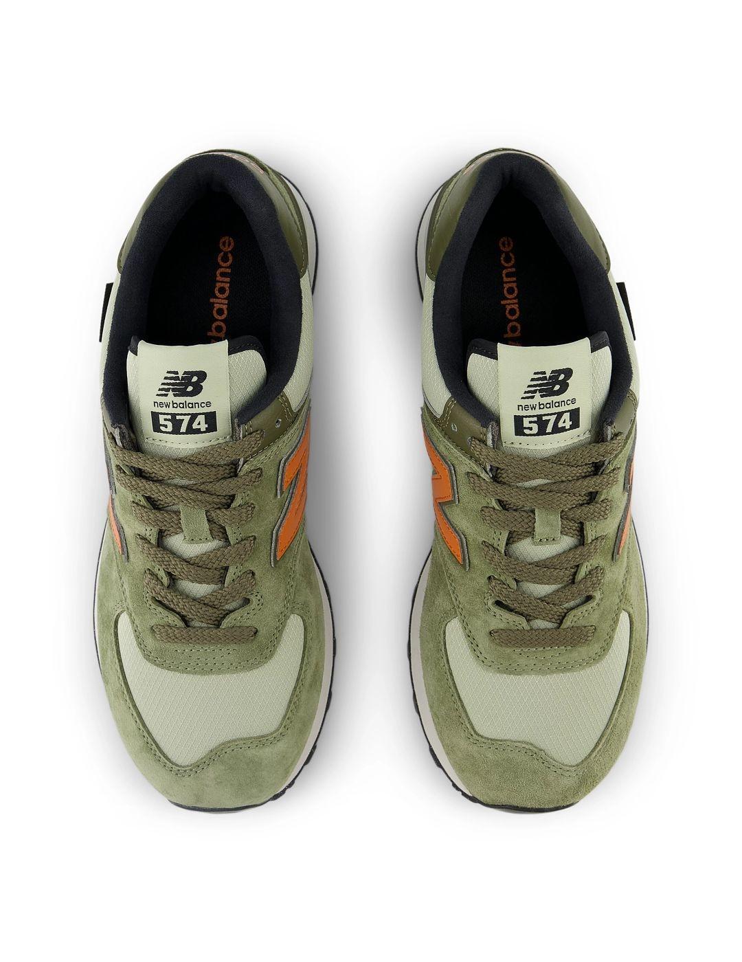 Zapatillas para Hombre New balance 574 Verde 4/7