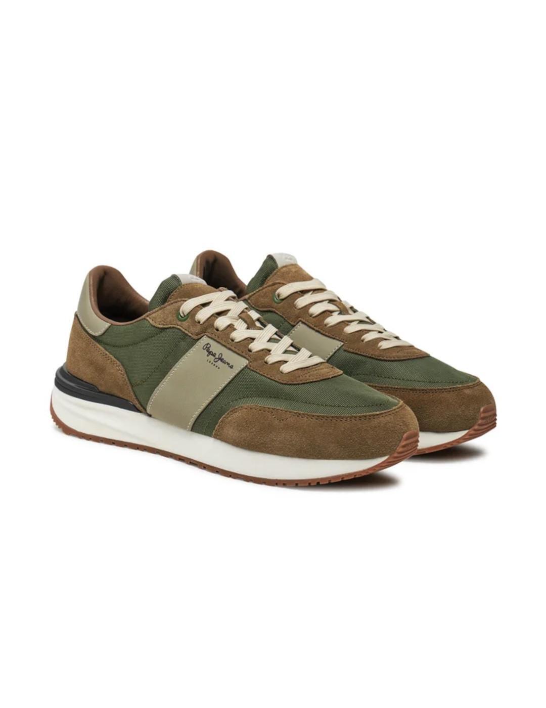 Scarpe da uomo Pepe jeans buster supra Verde 2/5