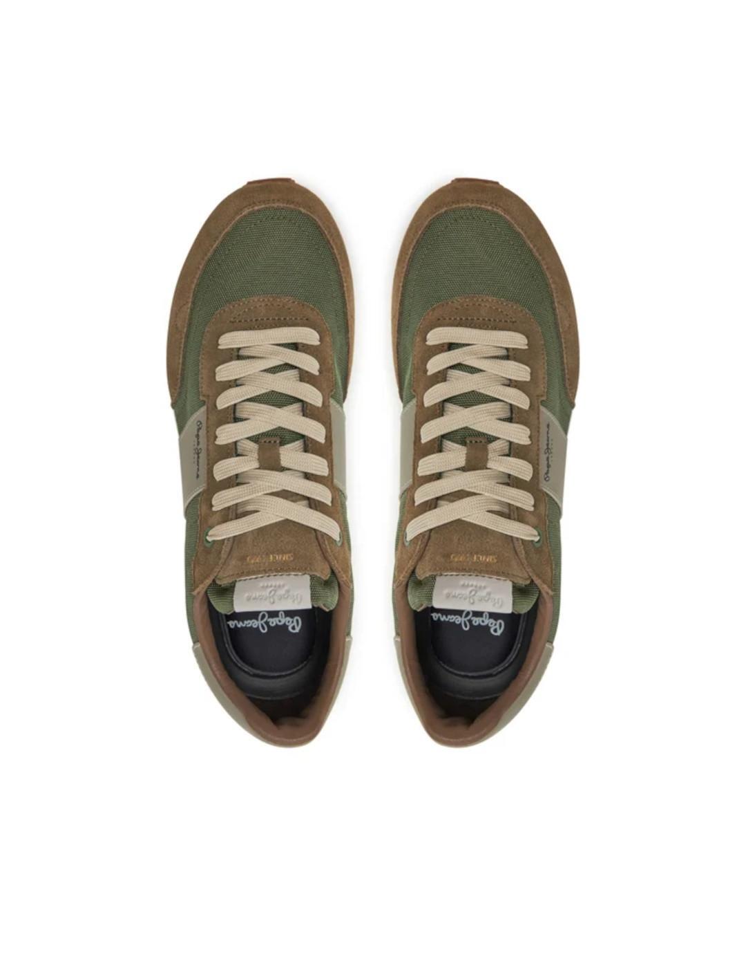 Scarpe da uomo Pepe jeans buster supra Verde 4/5
