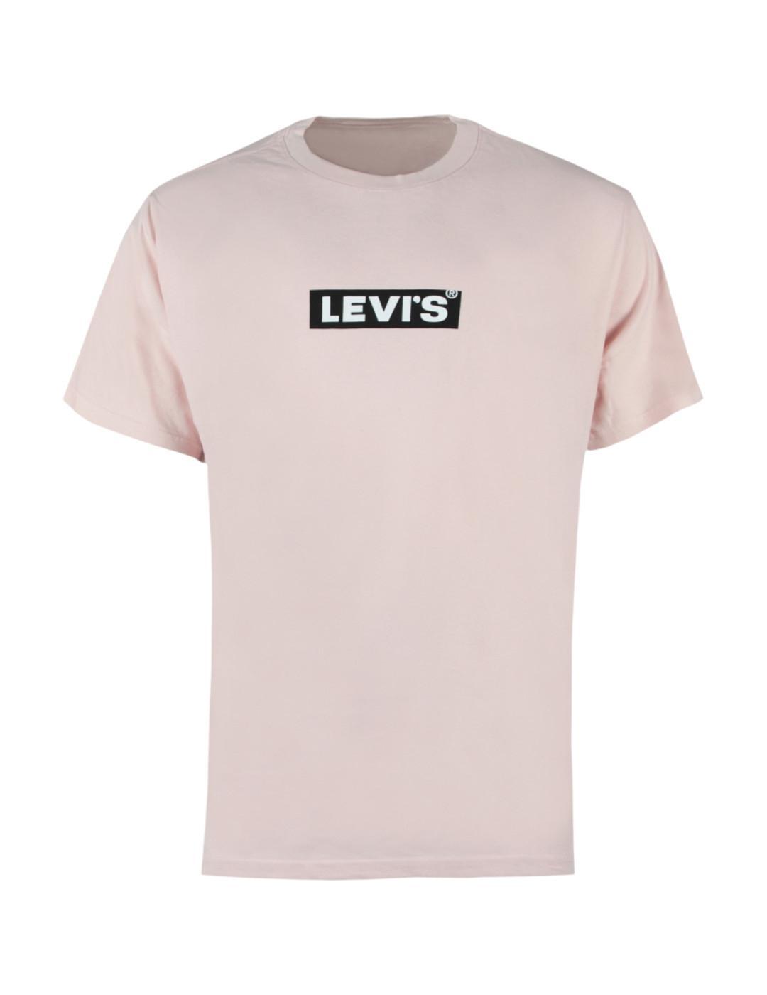 T-shirt pour homme Levis Relaxed Rose. 1/3