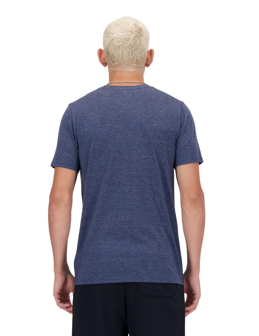 Camiseta de manga corta para Hombre New balance Mt41070 Azul 2/3