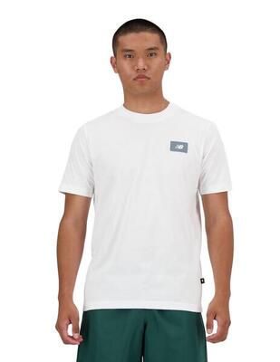 T-shirt met korte mouwen new balance model mt41584-wt voor vrouwen