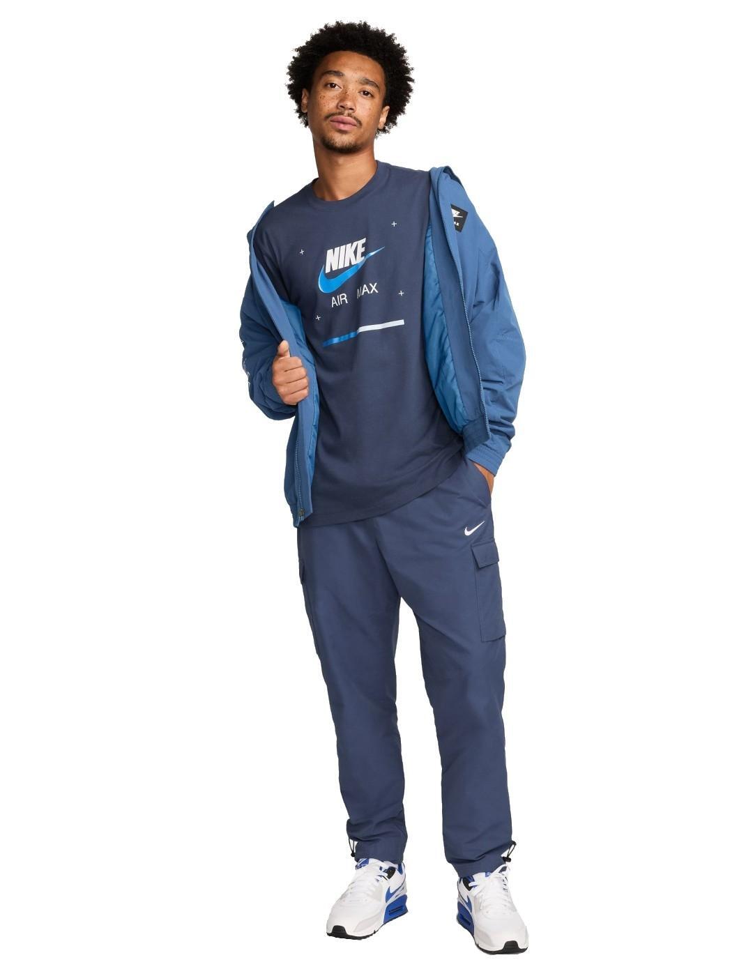 Camiseta para Hombre Nike Sportsear Azul 3/3