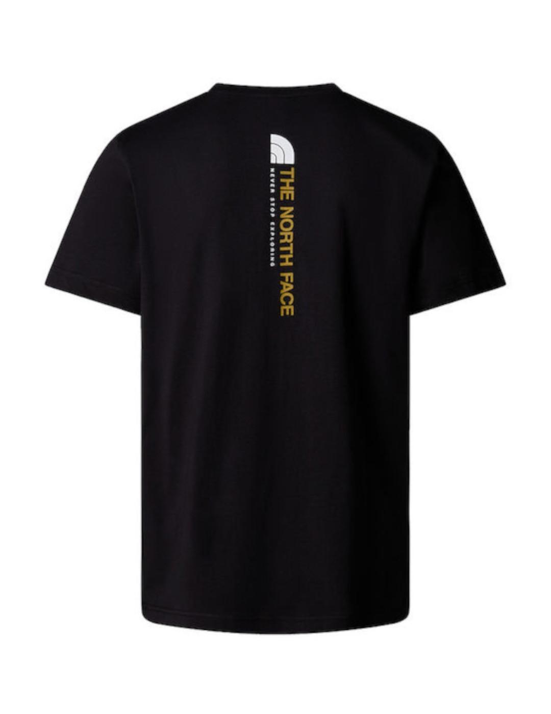 Camiseta para Homem The North Face Vertical Preto 2/3